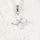 'North Star' White Opal Pendant 9ct White Gold