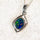 'Nova' Triplet Opal Pendant Silver