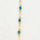 'Passion Blue Trio' Triplet Opal Bracelet Gold Plated Silver