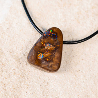 'Sina' Queensland Boulder Opal Pendant