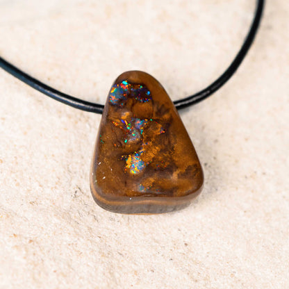 'Sina' Queensland Boulder Opal Pendant