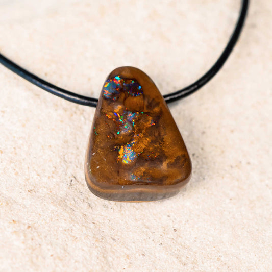 'Sina' Queensland Boulder Opal Pendant