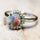 'Southern Princess' Black Opal Ring 18ct White Gold