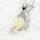 'Tiara' White Opal Pendant Silver
