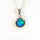 'Tori' Doublet Opal Pendant 14ct White Gold