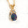 'Trinity' Triplet Opal Pendant Gold Plated Silver